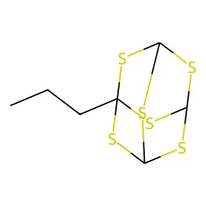 1-Propyl-2,4,6,8,9,10-hexathiaadamantane structure