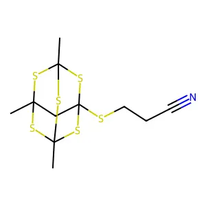 3-[ thio]propiononitrile structure