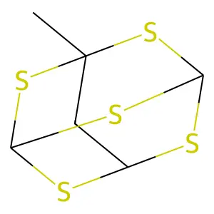 3-Methyl-2,4,6,8,9-pentathiaadamantane structure
