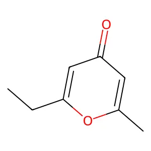 4H-Pyran-4-one, 2-ethyl-6-methyl- structure