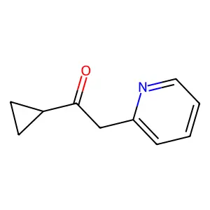 1-Cyclopropyl-2-(pyridin-2-yl)ethan-1-one structure