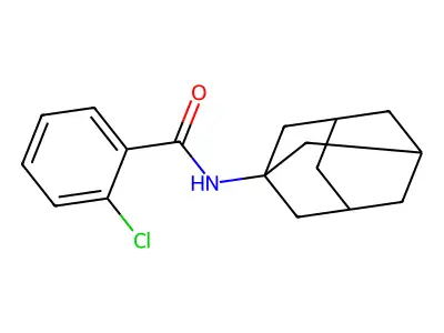 N-(1-adamantyl)-2-chlorobenzamide structure