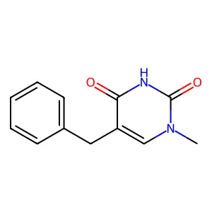 5-Benzyl-1-methylpyrimidine-2,4-dione structure