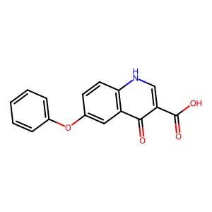 4-Oxo-6-phenoxy-1,4-dihydroquinoline-3-carboxylic acid structure