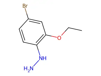 4-Bromo-2-ethoxyphenylhydrazine structure