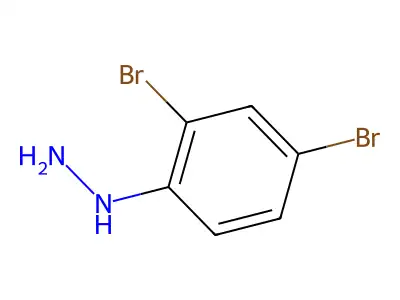 (2,4-Dibromophenyl)hydrazine structure