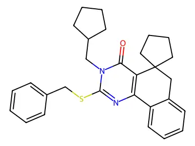 Tetrakis(O-tolyl)tin structure
