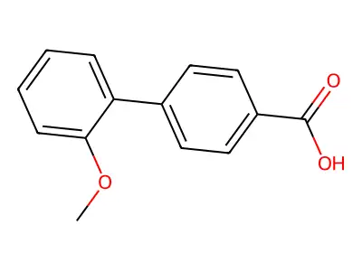 2'-Methoxy-biphenyl-4-carboxylic acid structure