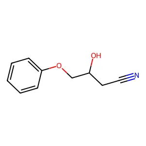3-Hydroxy-4-phenoxybutanenitrile structure