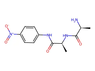 H-Ala-Ala-pNA hydrochloride salt structure