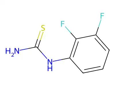 (2,4-Difluorophenyl)thiourea structure