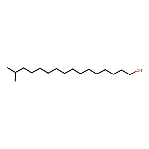 Isoheptadecanol structure