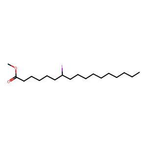7-Iodoheptadecanoic acid methyl ester structure