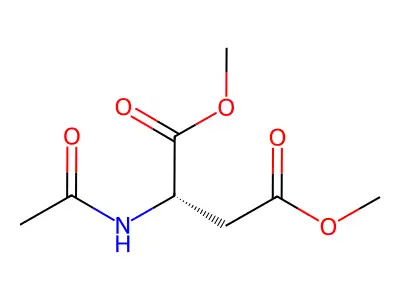 Dimethyl 2-acetamidobutanedioate structure