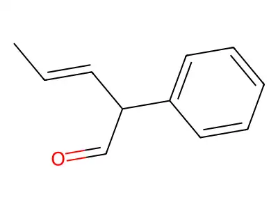 I+/-1-丙烯-1-基苯乙醛 structure