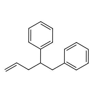Benzene, 1,1'-[1-(2-propenyl)-1,2-ethanediyl]bis- structure