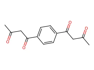 1,3-Butanedione, 1,1'-(1,4-phenylene)bis- structure