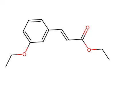 3-Ethoxycinnamic acid structure
