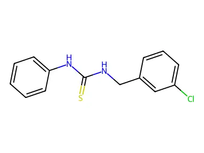 1-(3-Chlorobenzyl)-3-phenylthiourea structure