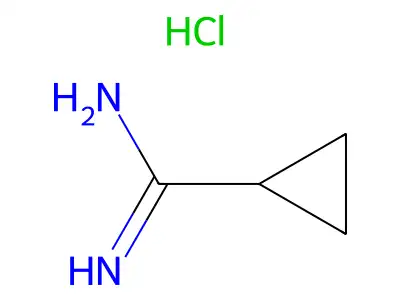 环丙烷甲脒 structure