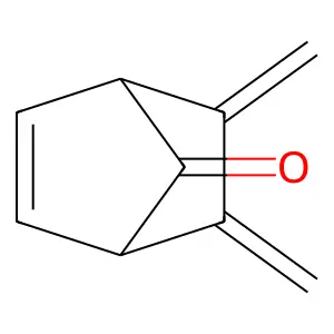 Bicyclo(2.2.1)hept-2-en-7-one, 5,6-bis(methylene)- structure
