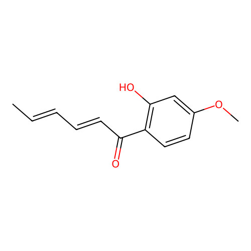 Sorbophenone, E,E- structure