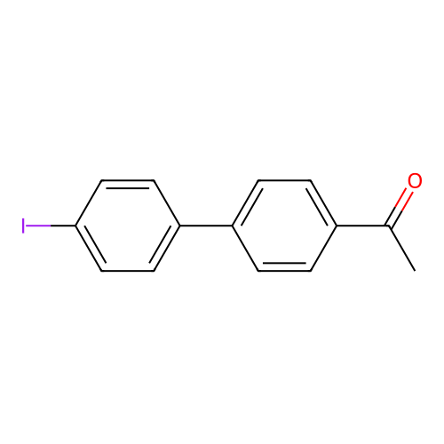1-(4'-Iodobiphenyl-4-yl)ethanone structure