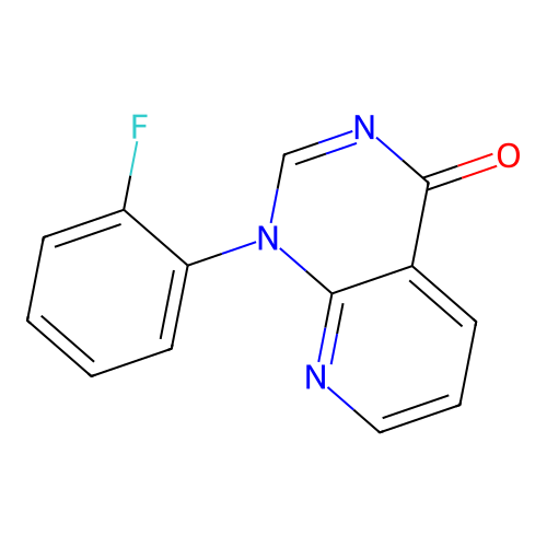 1-(2-fluorophenyl)pyrido[2,3-d]pyrimidin-4(1H)-one structure