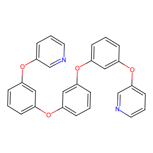 1,3-Bis(3-(pyridin-3-yloxy)phenoxy)benzene structure