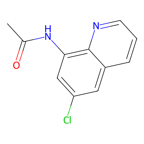 8-Acetamido-6-chloroquinoline structure