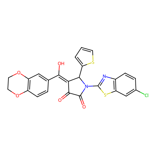C24H15ClN2O5S2 structure