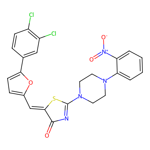 C24H18Cl2N4O4S structure