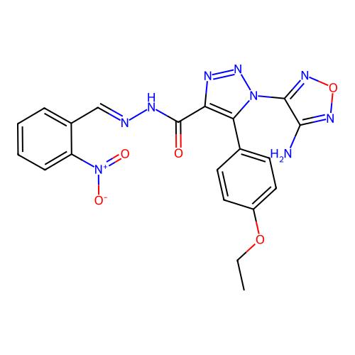 C20H17N9O5 structure