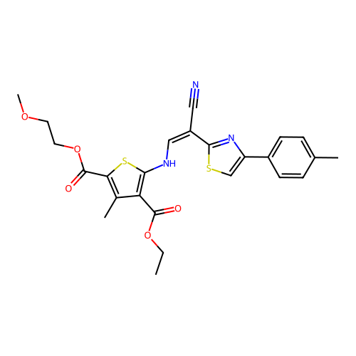 C25H25N3O5S2 structure