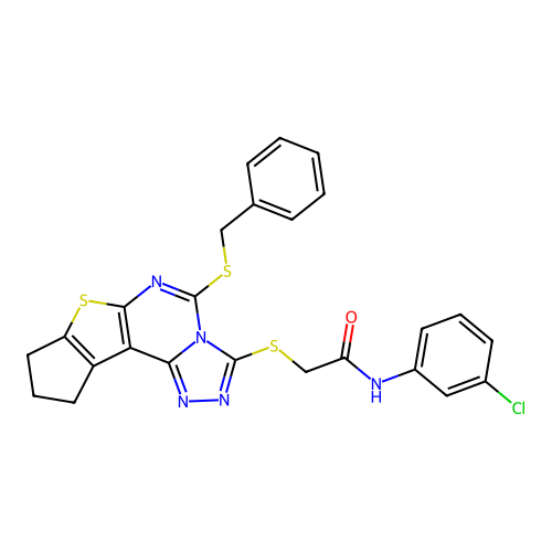 C25H20ClN5OS3 structure