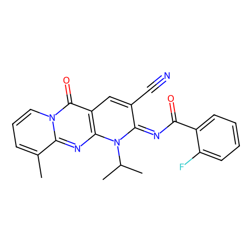 C23H18FN5O2 structure