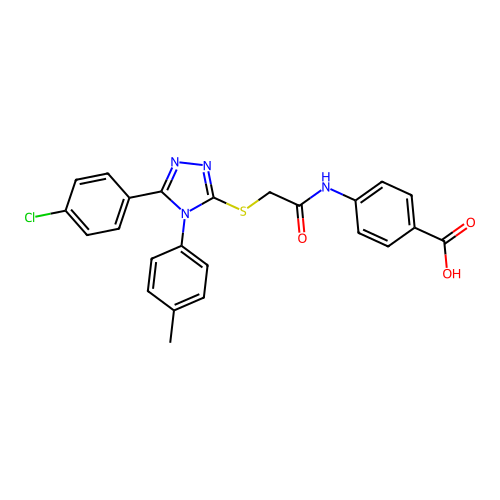 C24H19ClN4O3S structure