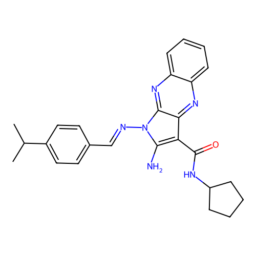 C26H28N6O structure