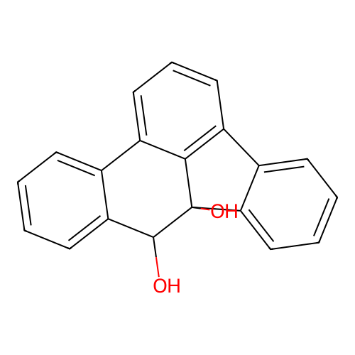 Benz(e)acephenanthrylene-7b,8(8H)-diol structure