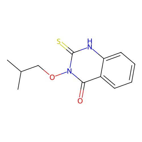 3-(2-methylpropoxy)-2-sulfanylquinazolin-4(3H)-one structure