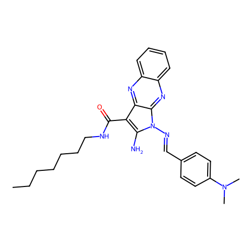 C27H33N7O structure