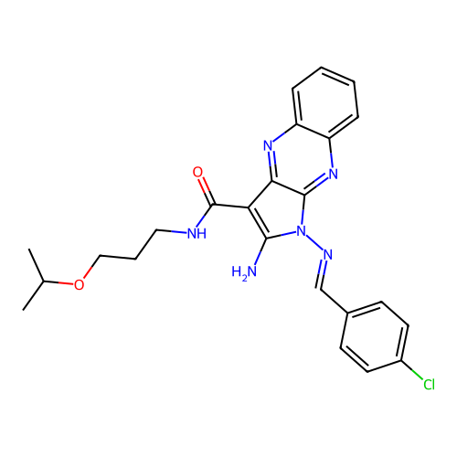 C24H25ClN6O2 structure