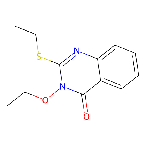 3-Ethoxy-2-ethylsulfanyl-3H-quinazolin-4-one structure