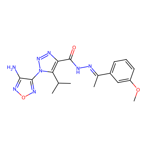 C17H20N8O3 structure