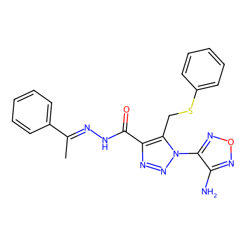 C20H18N8O2S structure