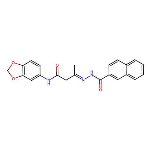 C22H19N3O4 structure