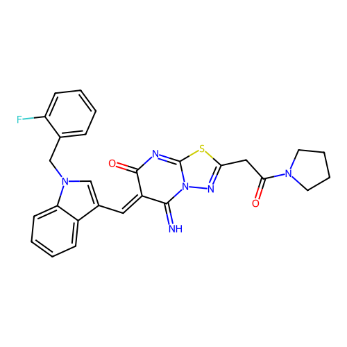 C27H23FN6O2S structure