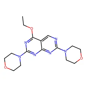 4-(4-Ethoxy-2-morpholin-4-ylpyrimido[4,5-d]pyrimidin-7-yl)morpholine structure