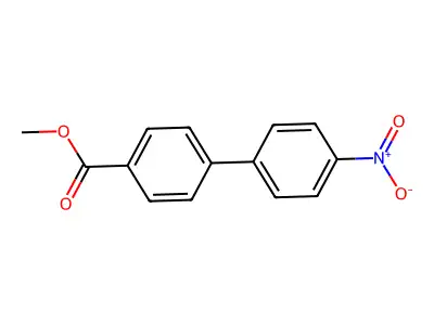 Methyl 4'-nitro[1,1'-biphenyl]-4-carboxylate structure