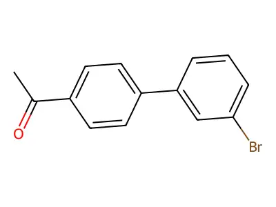4-Acetyl-3'-bromobiphenyl structure